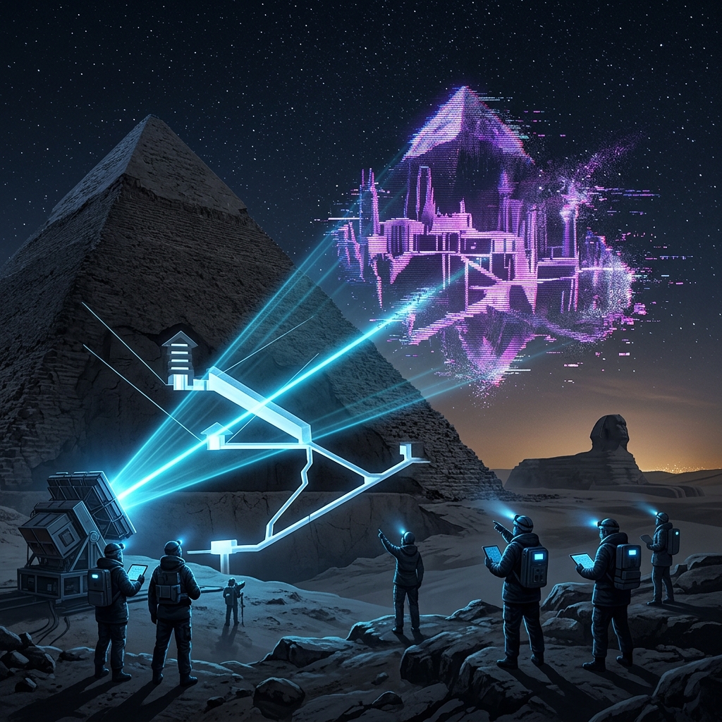 La camera segreta sotto la piramide di Giza (che poi non c'era)